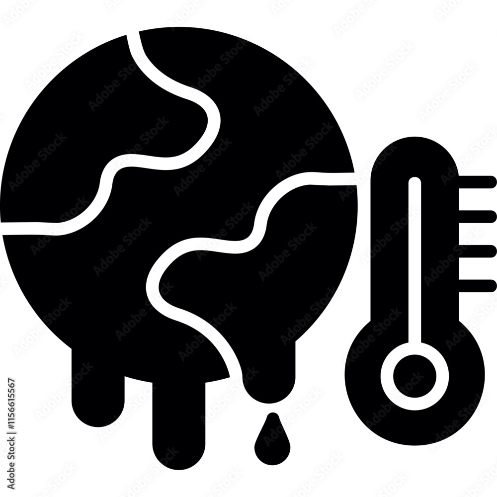 Obraz premium Global Warming icon