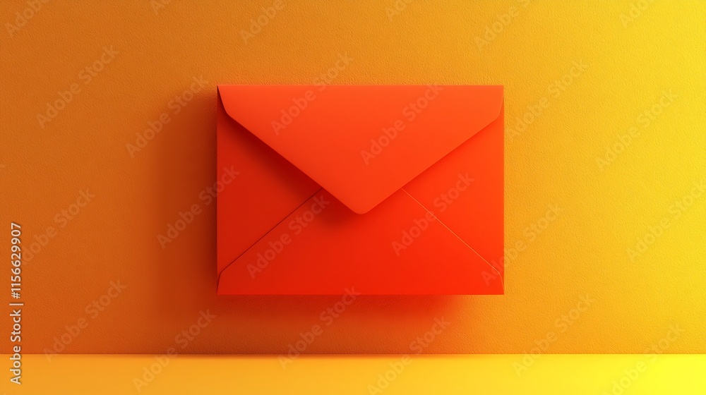 Minimalist and Traditional Red Envelope 3D with Vibrant Clean Backdrop and Text Placeholder for Festive Culture or Greeting Card Design Minimalist and Traditional Red Envelope 3D with Vibrant Clean Backdrop and Text Placeholder for Festive Culture or Greeting Card Design