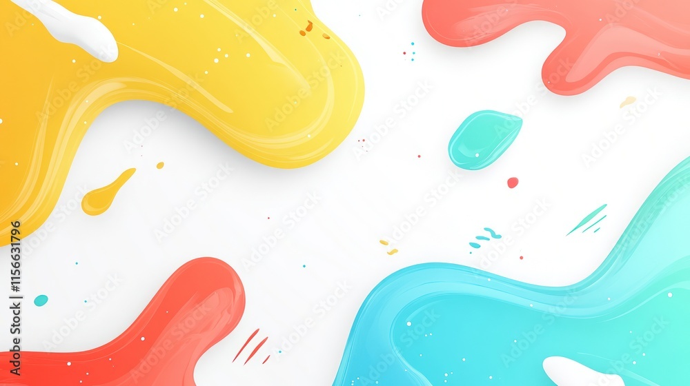 Abstract background with blue white and yellow Abstract background with blue white and yellow