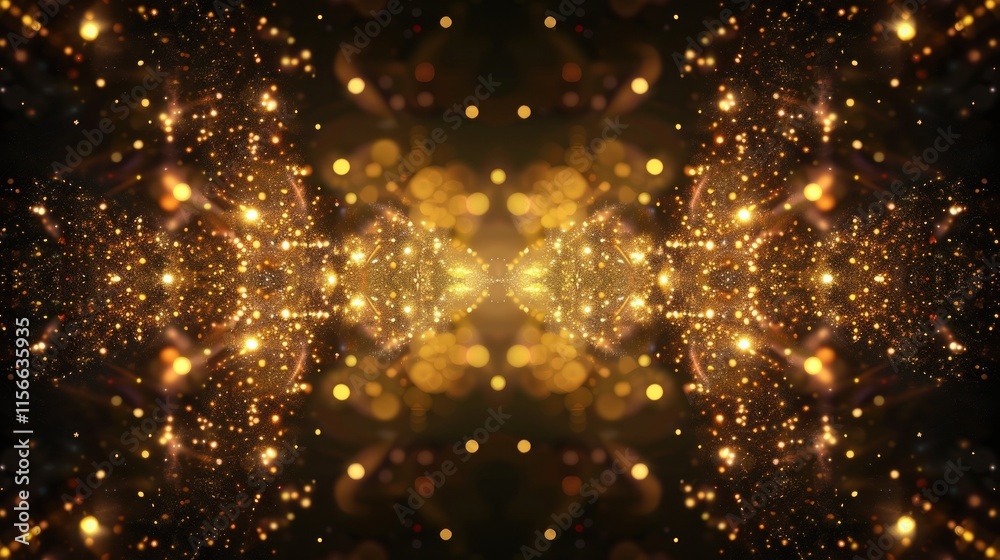 Fototapeta premium Abstract Golden Light