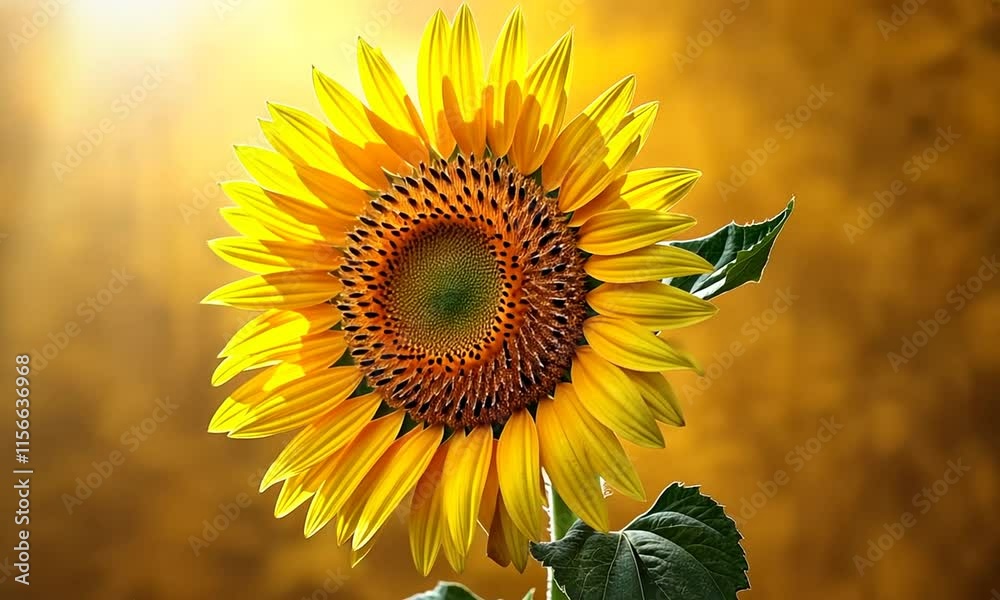 Sunflower pattern background