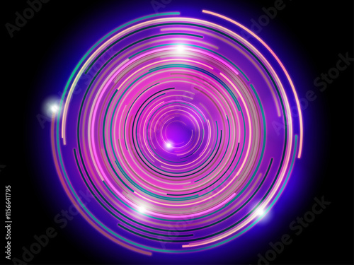 サイバーパンク風背景素材（ピンク）