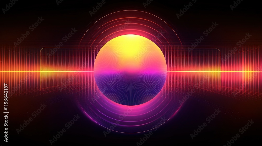 Fototapeta premium Vibrant Abstract Fluid Gradient Background for Modern Design Projects