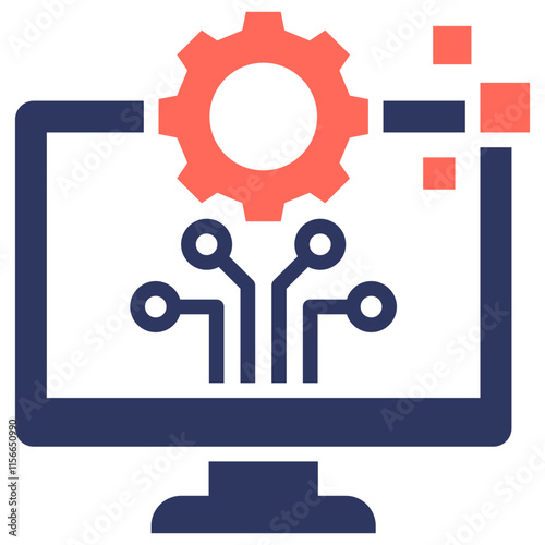 Digital Transformation Icon