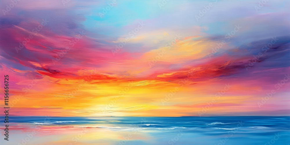 Vibrant sunset colors create a stunning backdrop over the sea, capturing the essence of a colorful sunset on the seascape, with layers of hues blending beautifully in the sky. Vibrant sunset colors create a stunning backdrop over the sea, capturing the essence of a colorful sunset on the seascape, with layers of hues blending beautifully in the sky.