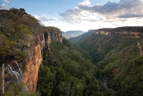 Canvastavla Fitzroy Falls Lookout NSW Australia.