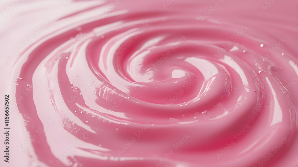 Glittering Sweetness: A Lollipop's Kaleidoscope on Soft Pink Canvas Glittering Sweetness: A Lollipop's Kaleidoscope on Soft Pink Canvas