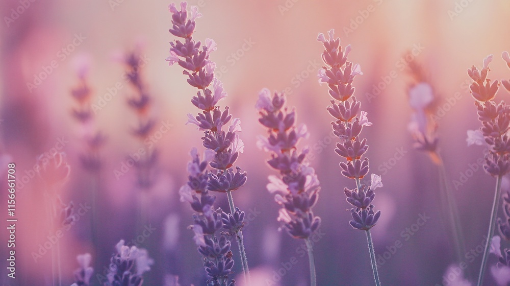 Naklejka premium Lavender buzz