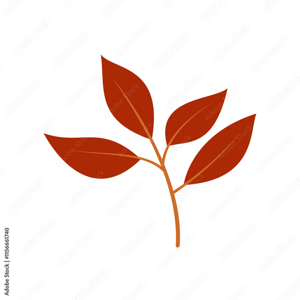 leaf illustration element leaf illustration element