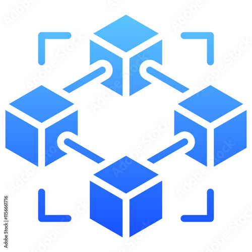 Blockchain Technology Icon