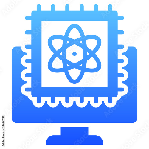 Quantum Computing Icon