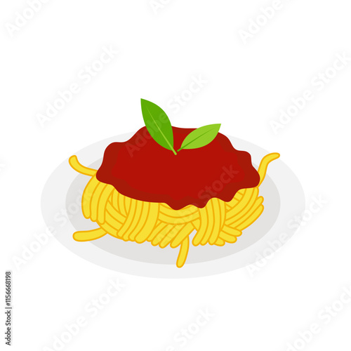 spaghetti cartoon illustration