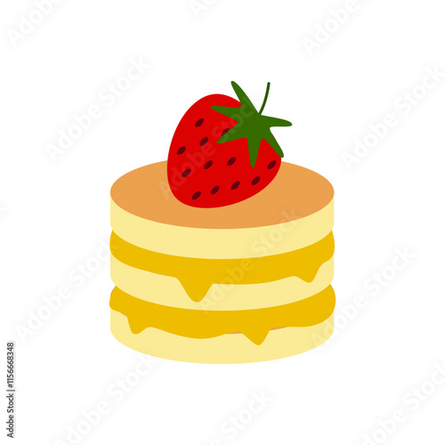 pan cake illustration 