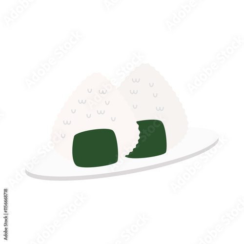 japanese onigiri illustration
