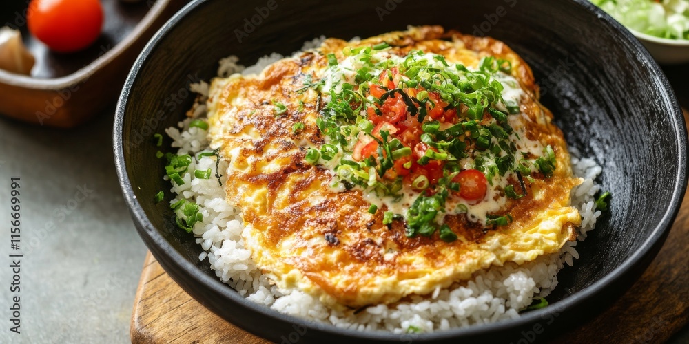 Delicious rice lunch menu featuring a flavorful omelette, perfect for satisfying midday cravings. This rice lunch menu highlights the tasty combination of rice and omelette for a fulfilling meal. Delicious rice lunch menu featuring a flavorful omelette, perfect for satisfying midday cravings. This rice lunch menu highlights the tasty combination of rice and omelette for a fulfilling meal.