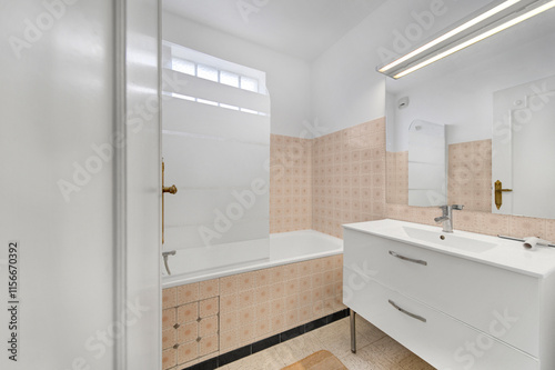 bathroom with tiles