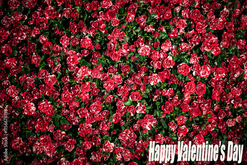 Happy Valentine's Day Flower Card