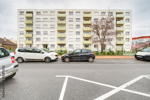 cars on the street