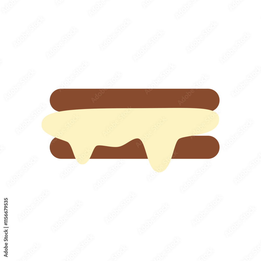 image of melting chocolate cream image of melting chocolate cream