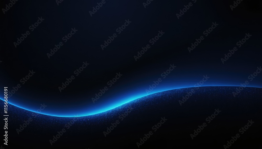 Fototapeta premium 3D abstract background with flowing particle waves 10 