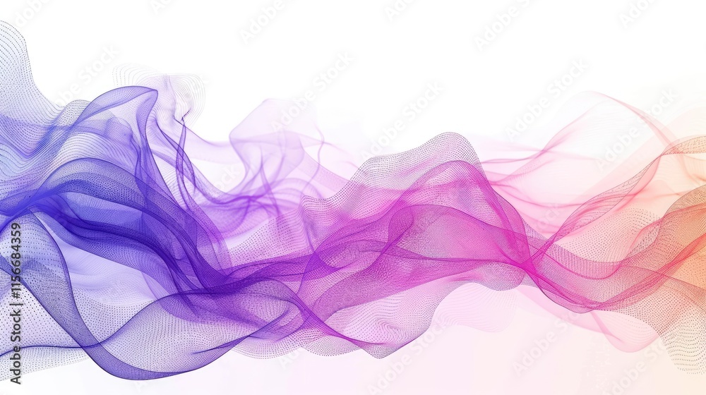 Abstract wave-like design in purple and pink hues, suggesting fluidity and motion. Abstract wave-like design in purple and pink hues, suggesting fluidity and motion.