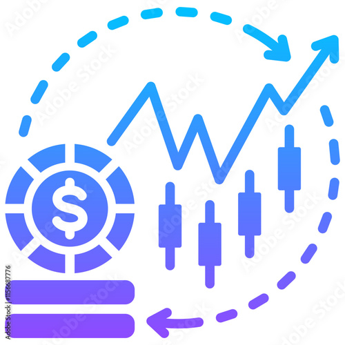 Blue Chip Stocks Icon photo