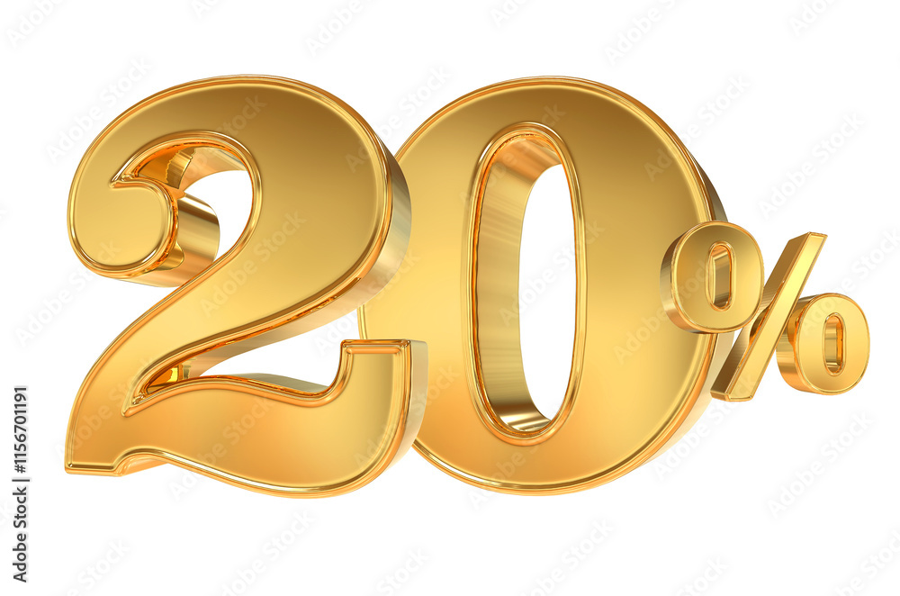 20 Percent Gold offer in 3d 20 Percent Gold offer in 3d