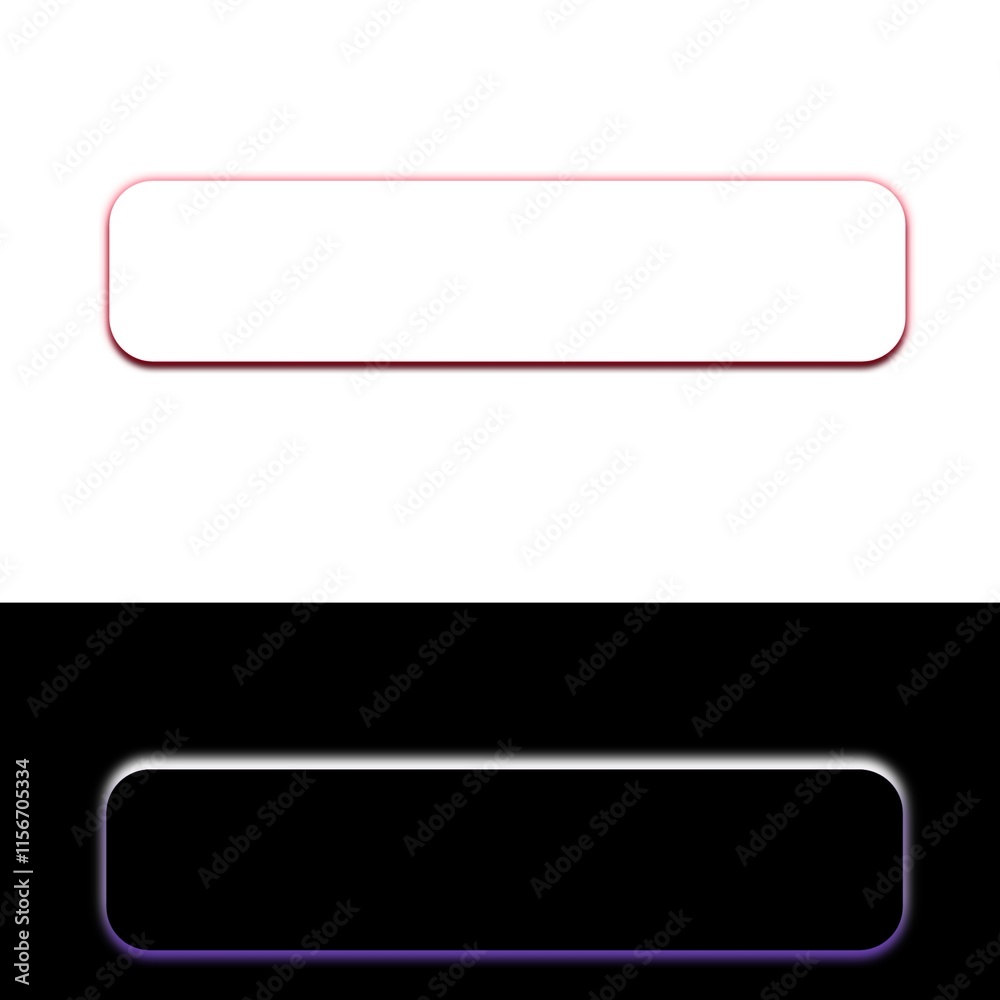 Simple & Versatile: White and Black Rectangular shapes with Soft Glowing Edges for Website, App, or Design Project Simple & Versatile: White and Black Rectangular shapes with Soft Glowing Edges for Website, App, or Design Project