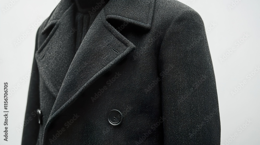 Men's Double-Breasted Peacoat: Classic Style and Modern Design Men's Double-Breasted Peacoat: Classic Style and Modern Design
