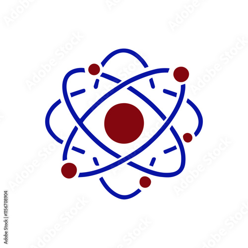 liner molecule symbol or atom symbol isolated 