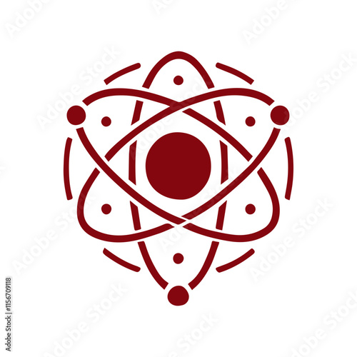 liner molecule symbol or atom symbol isolated 