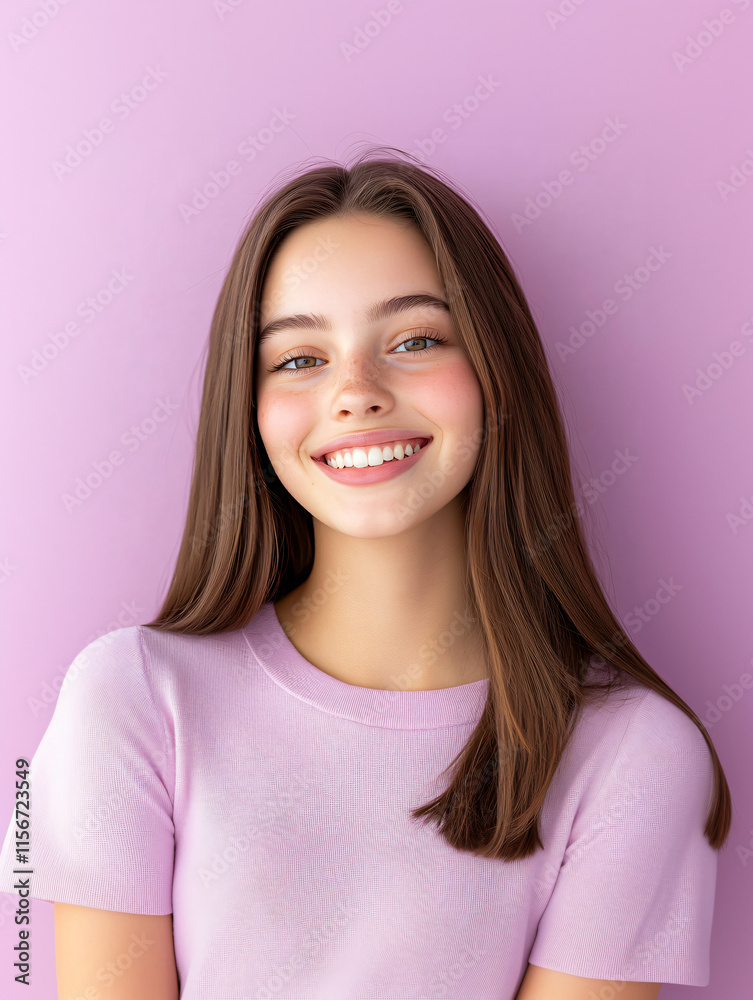 Portraits of beautiful European women with long straight hair Portraits of beautiful European women with long straight hair
