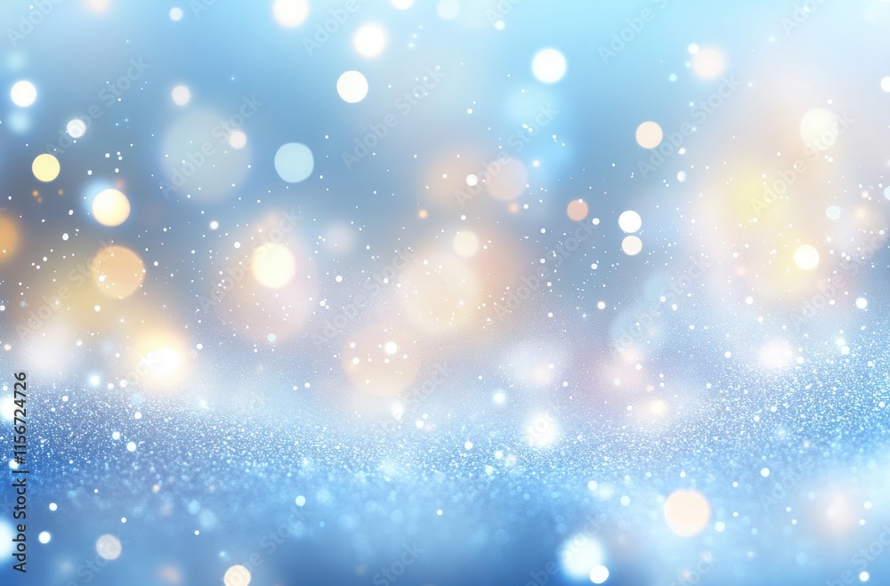 Abstract winter background with soft bokeh lights and sparkling snowflakes creating a peaceful and enchanting atmosphere for seasonal designs and celebrations Abstract winter background with soft bokeh lights and sparkling snowflakes creating a peaceful and enchanting atmosphere for seasonal designs and celebrations