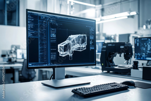 Exploring advanced design concepts with modern CNC technology in a high-tech mechanical engineering environment