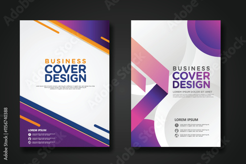 Business cover  design template for Leaflet advertising, poster, magazine and other business vector illustration