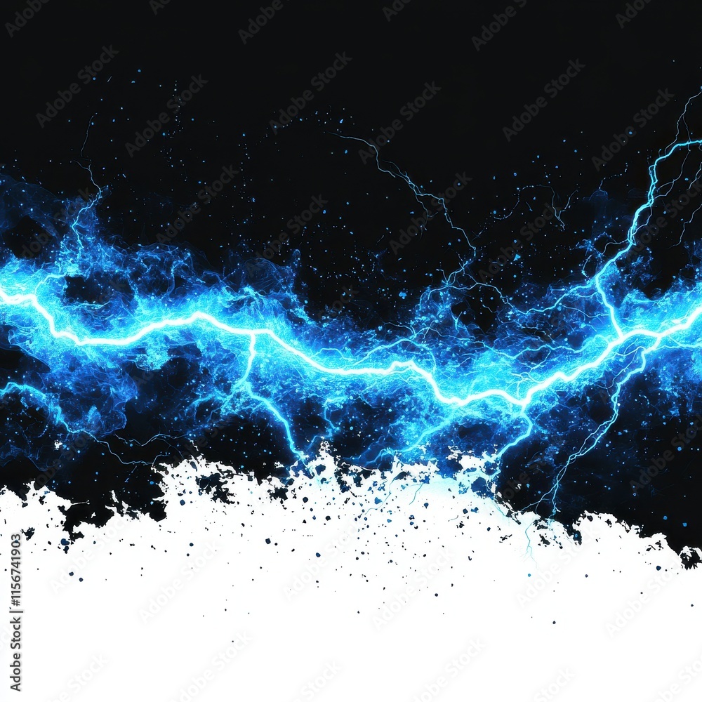A striking display of electric blue lightning against a dark background, creating a dramatic and energetic atmosphere. A striking display of electric blue lightning against a dark background, creating a dramatic and energetic atmosphere.
