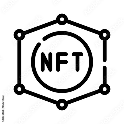 NFT line icon