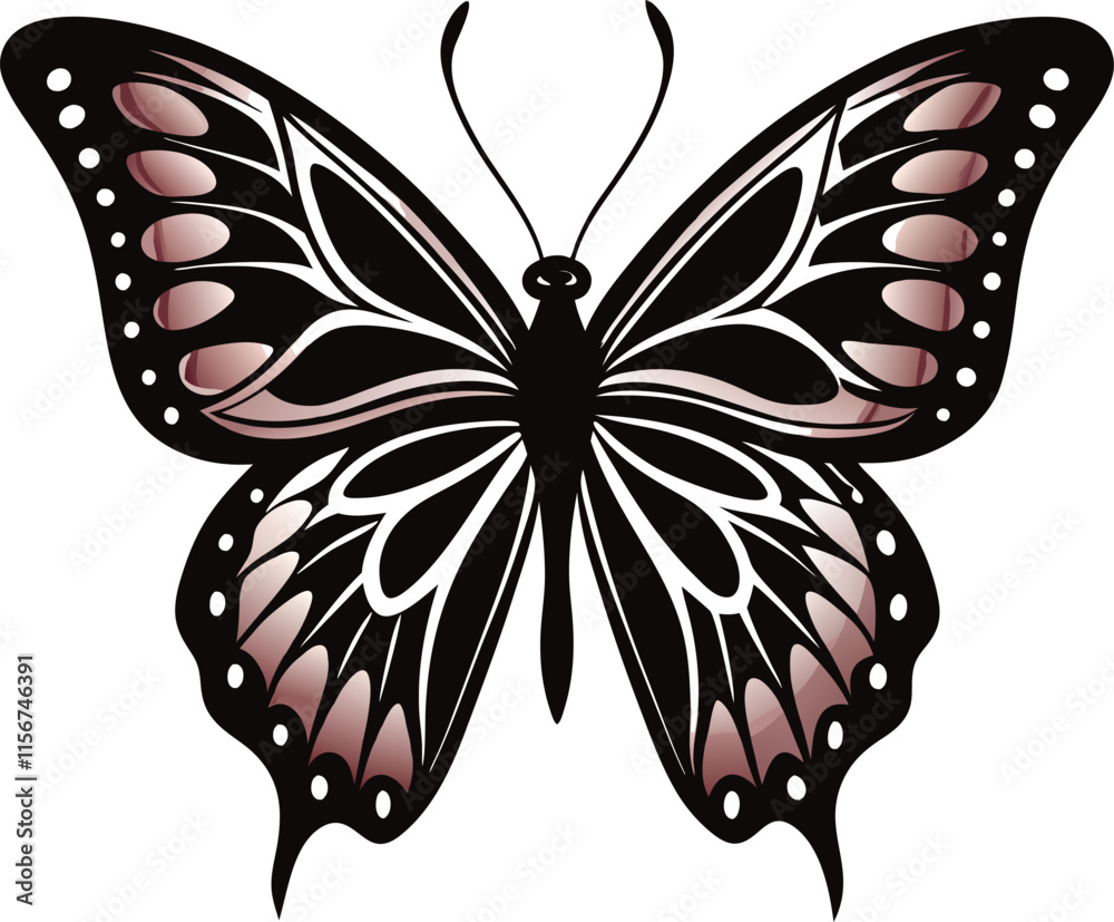 butterfy-silhouette-vector-art-in-white-background butterfy-silhouette-vector-art-in-white-background