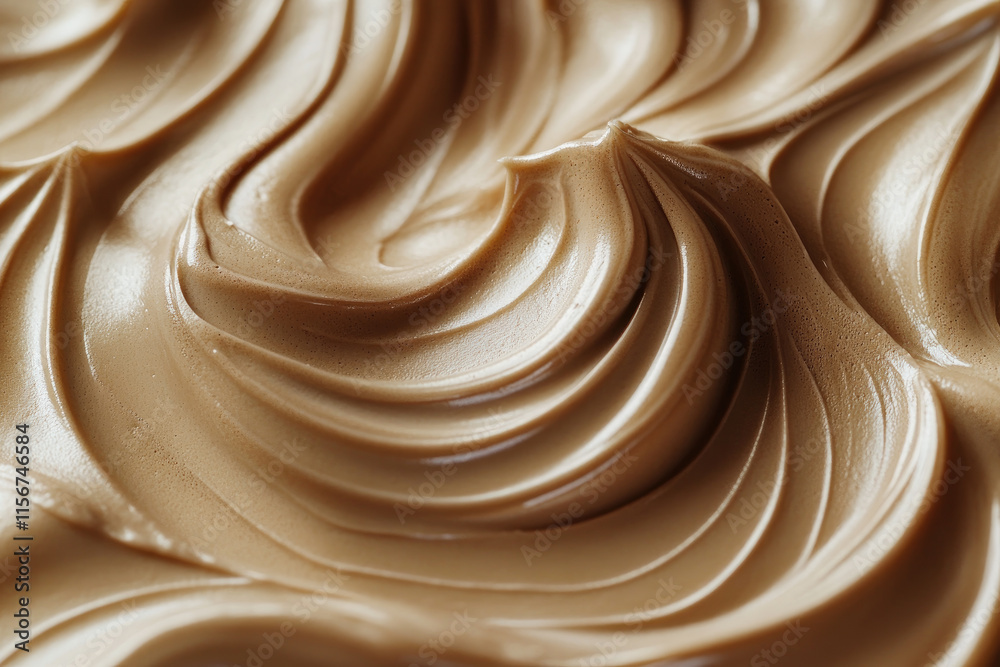 This smooth mousse features a rich mocha color highlighted by a delightful swirl pattern, making it perfect for backgrounds and color schemes in modern design. This smooth mousse features a rich mocha color highlighted by a delightful swirl pattern, making it perfect for backgrounds and color schemes in modern design.