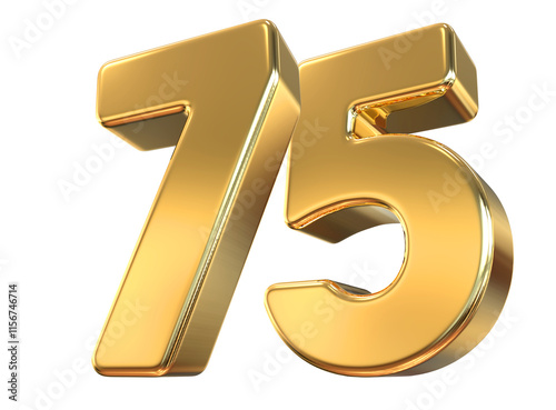 Gold Number 75