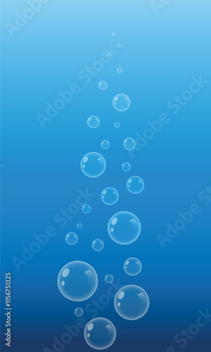 Water bubble background