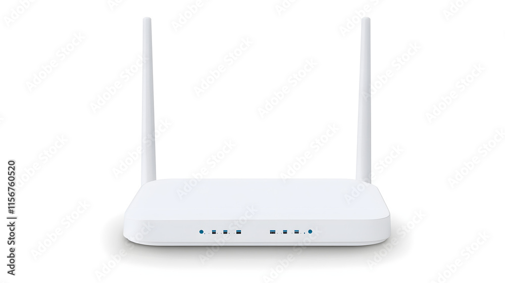 A design material illustrating router security, featuring a clean white background with distinct elements, symbolizing the importance of cybersecurity, data protection, and safe internet connections i A design material illustrating router security, featuring a clean white background with distinct elements, symbolizing the importance of cybersecurity, data protection, and safe internet connections i