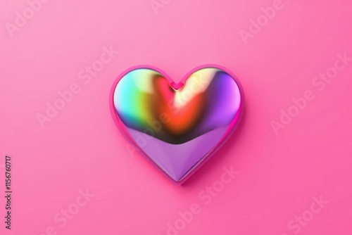 a close up of a heart shaped object on a pink background