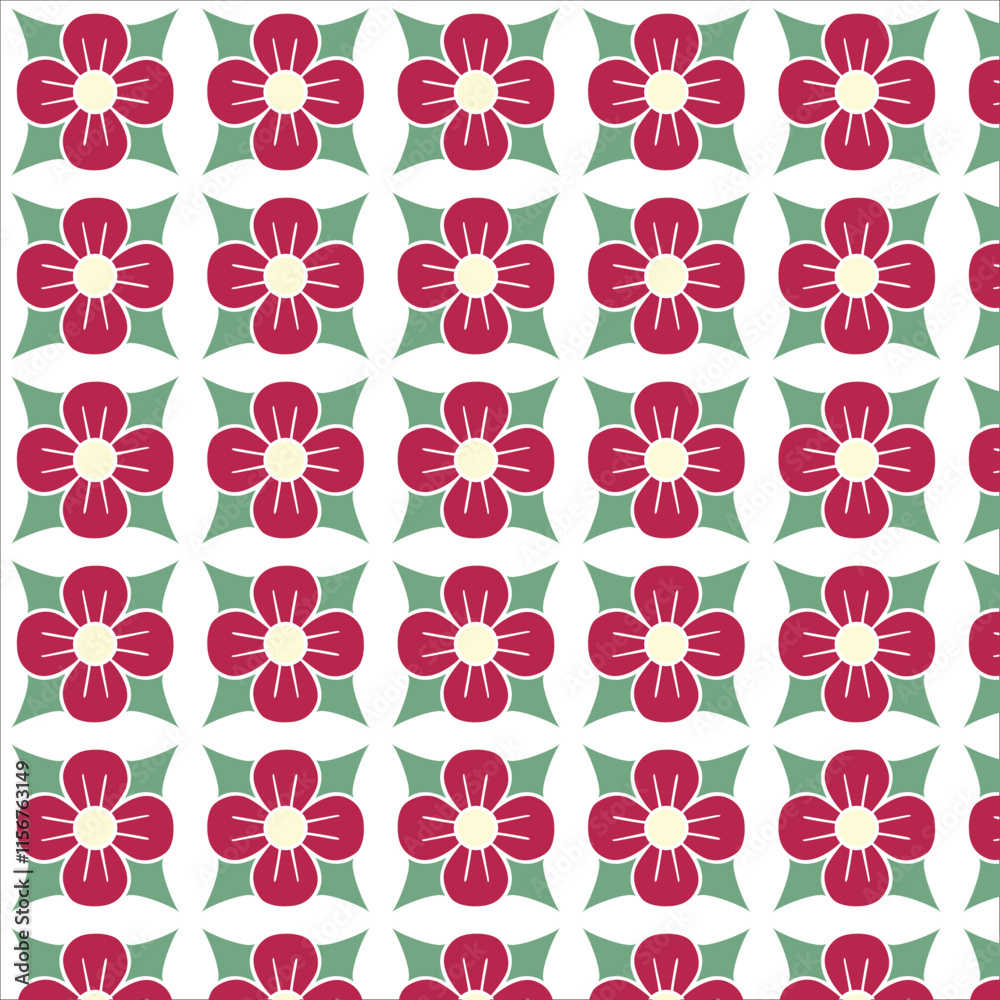 Obraz premium seamless pattern with flowers