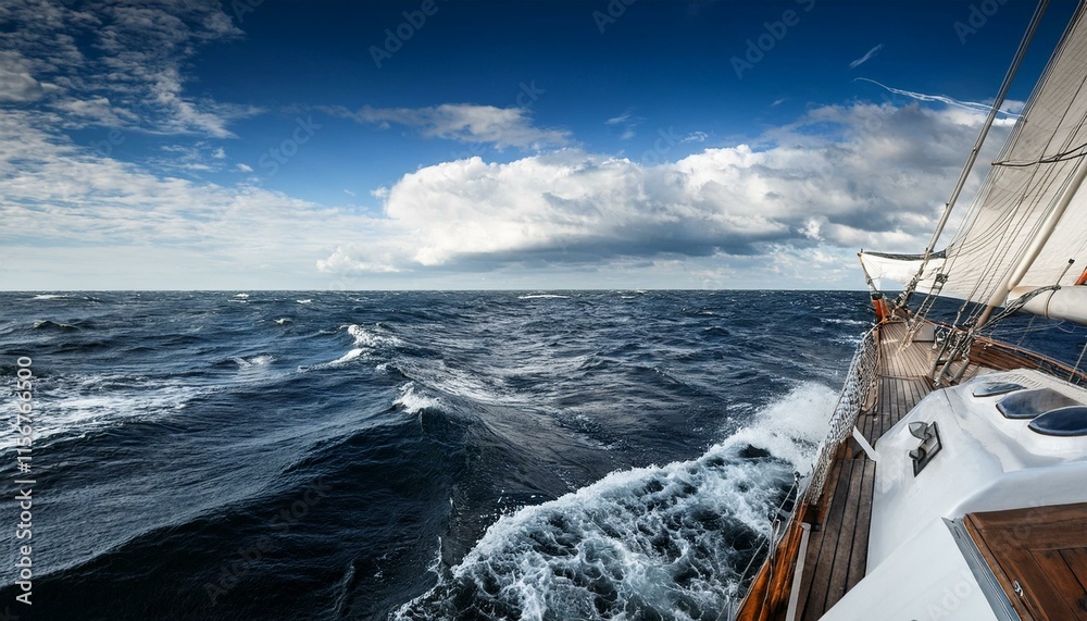 Fototapeta premium sea wave during storm in atlantic ocean 