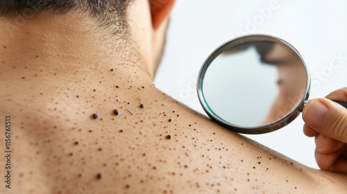 The Dermatoscope Examining Skin