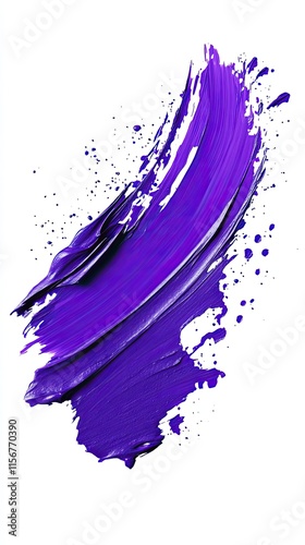 Purple Paint Stroke