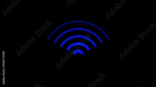 Wireless signal icon ,Wifi icon animated