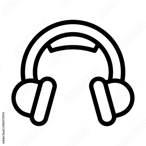 earmuffs Line Icon