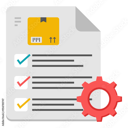 Perfect design icon of logistic list